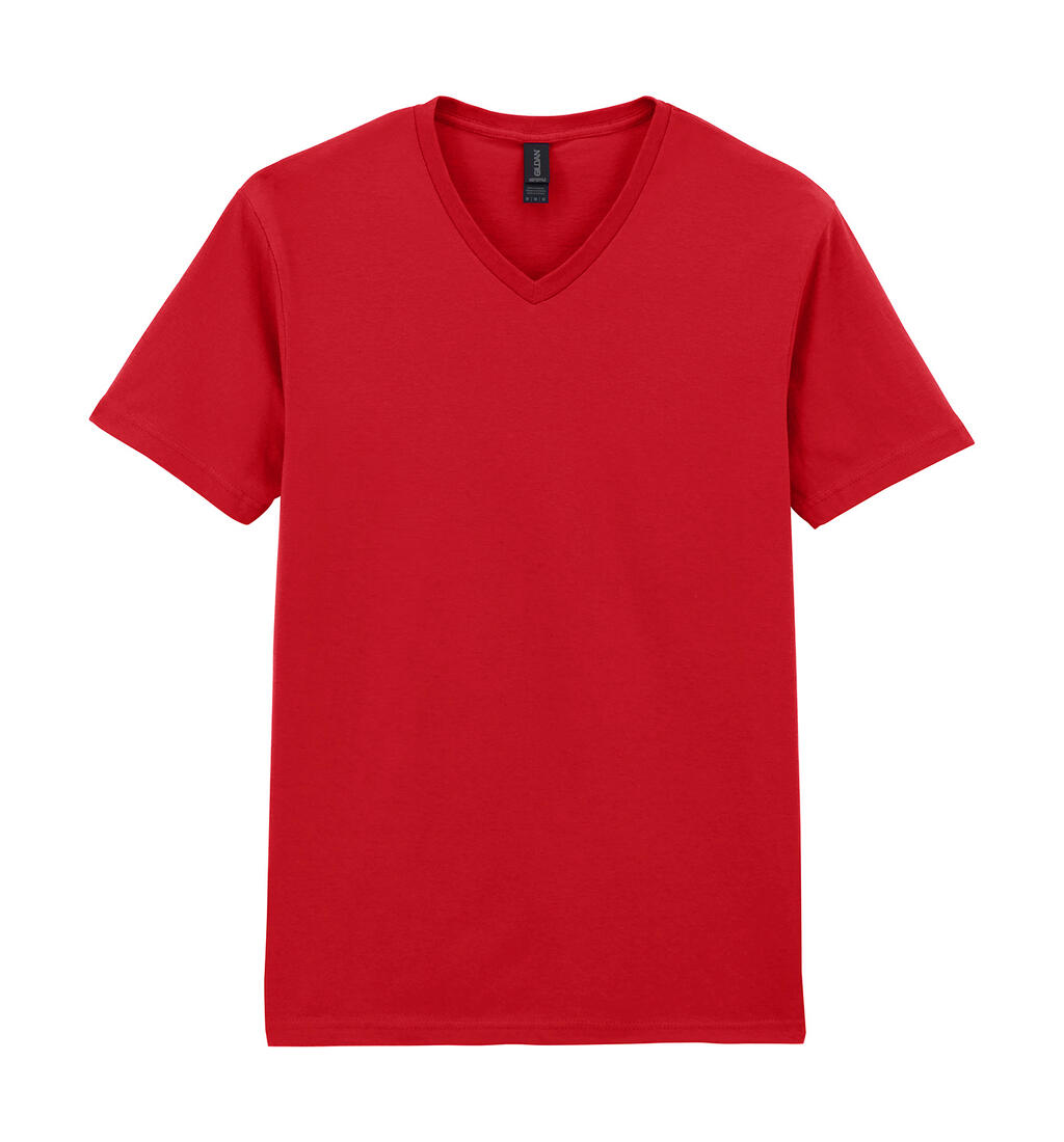 t-shirts adulte à col en V Softstyle® - 40 - Rouge
