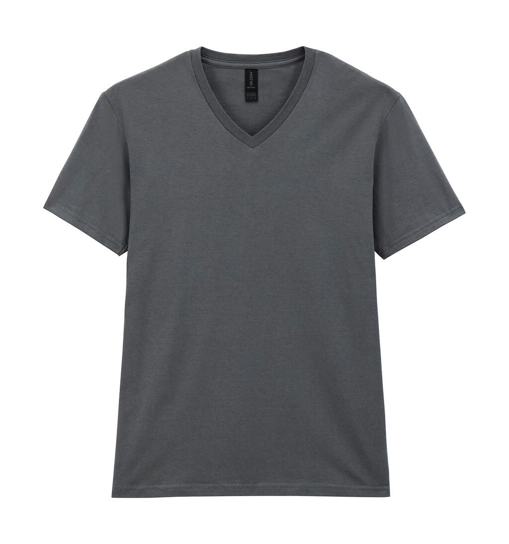 t-shirts adulte à col en V Softstyle® - 42 - Charbon de bois