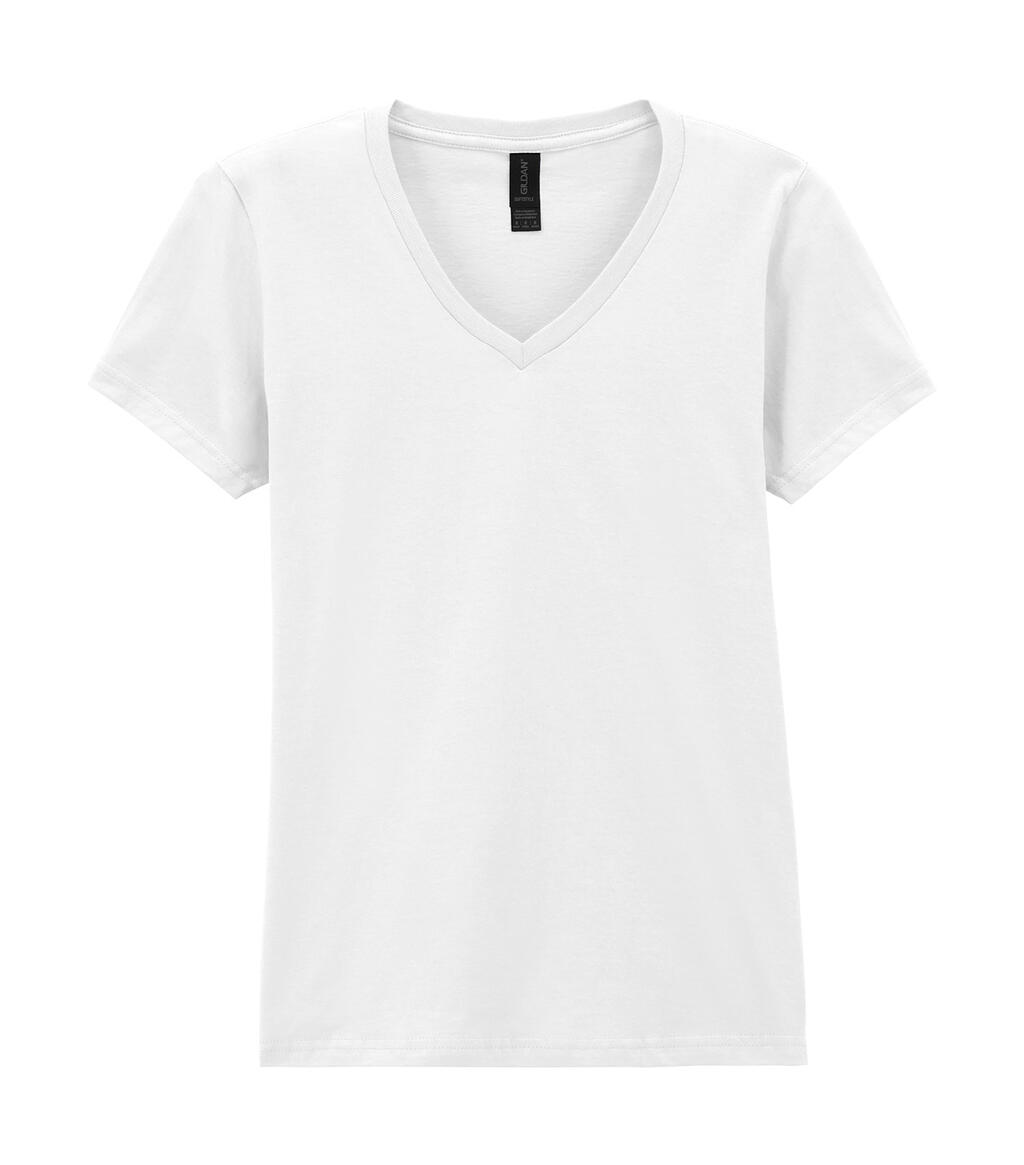 Softstyle® Women´s V-Neck T-Shirt - 30 - White