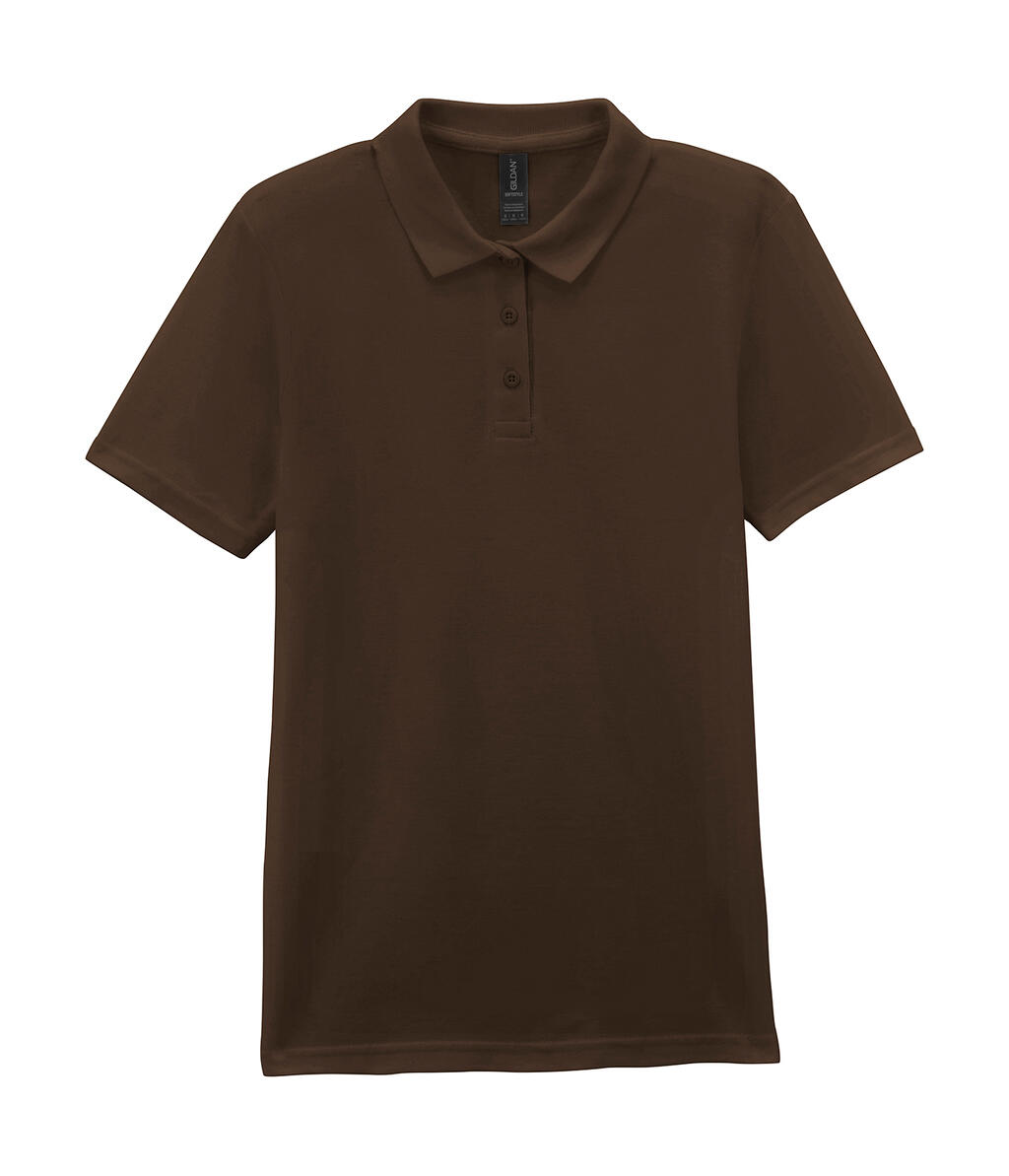 Softstyle® Adult Piqué Polo - 105 - Dark Chocolate