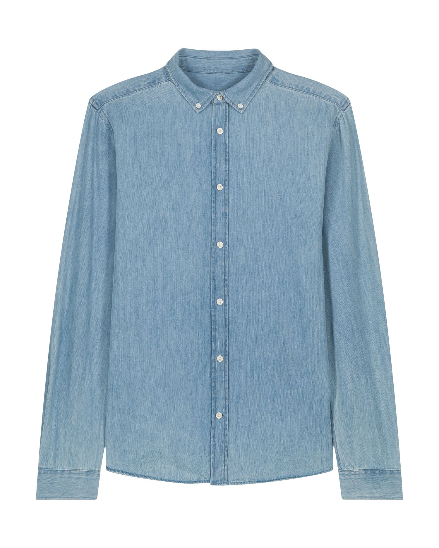 Chemise en denim Stanley - C370 - Lavage Léger